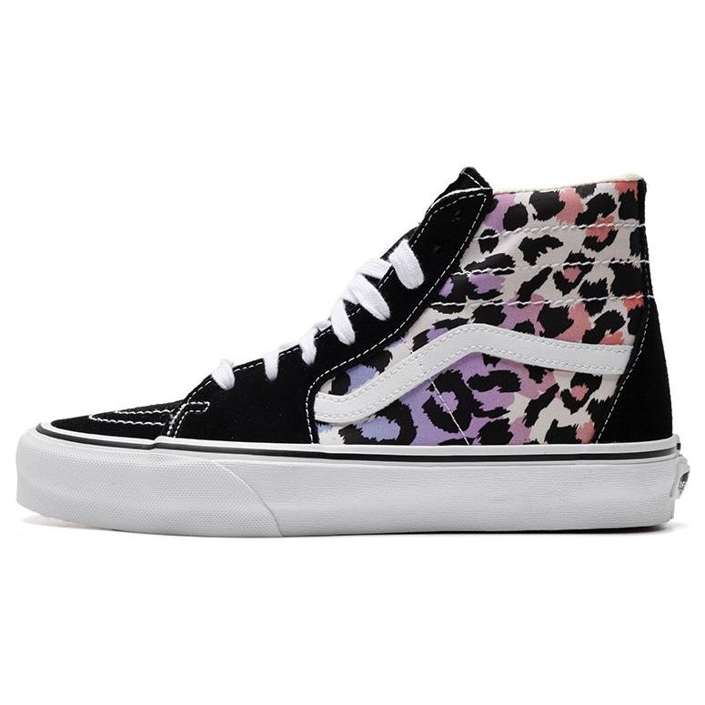 Vans Sk8 Comfortable High-Top Skate Shoes Unisex Sneakers Black White Pink VN0A7Q62MUL