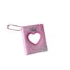 PVC Card Cover Korean Photocard Holder Mini Crown Love Heart Card Protective Case  Student Friends