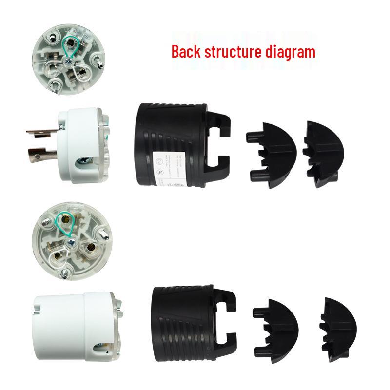 Американский стандарт 20А L5-20PR Черный 3-контактный съемный штекер/розетка питания