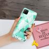 Coque pour Samsung Galaxy A22 5G Motif Marbre Turquoise Protection Léger Souple