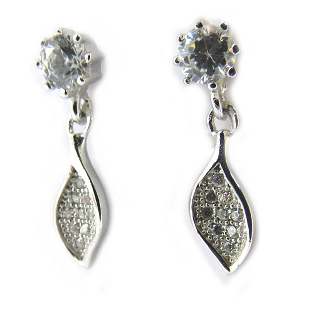 Les Trésors De Lily [M1739] - Silver 'Sissi' Silver Earrings
