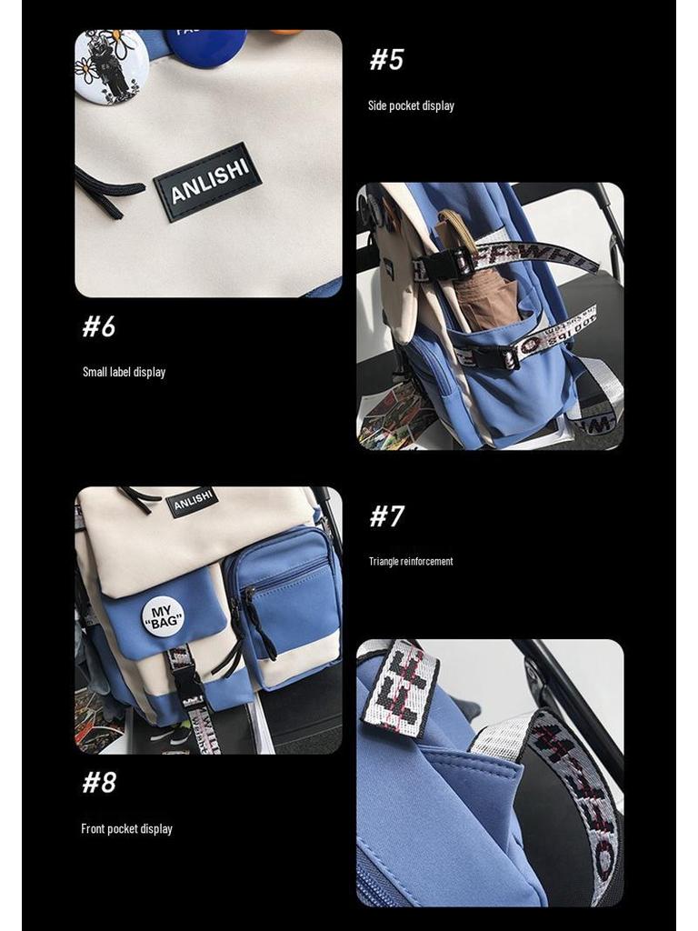 Рюкзак унисекс большой вместимости для студентов: Идеально для старшей школы, колледжа и путешествий