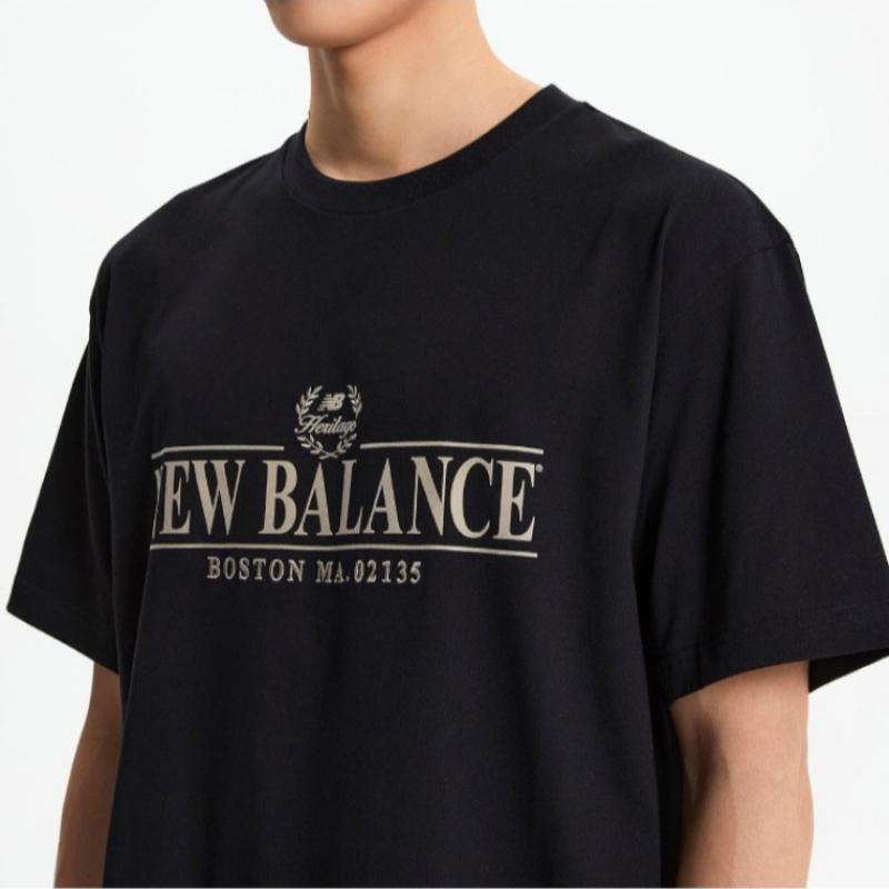 New Balance Футболка Nqj Nbnef21473 19 Uni Heritage Graphic с коротким рукавом Семи