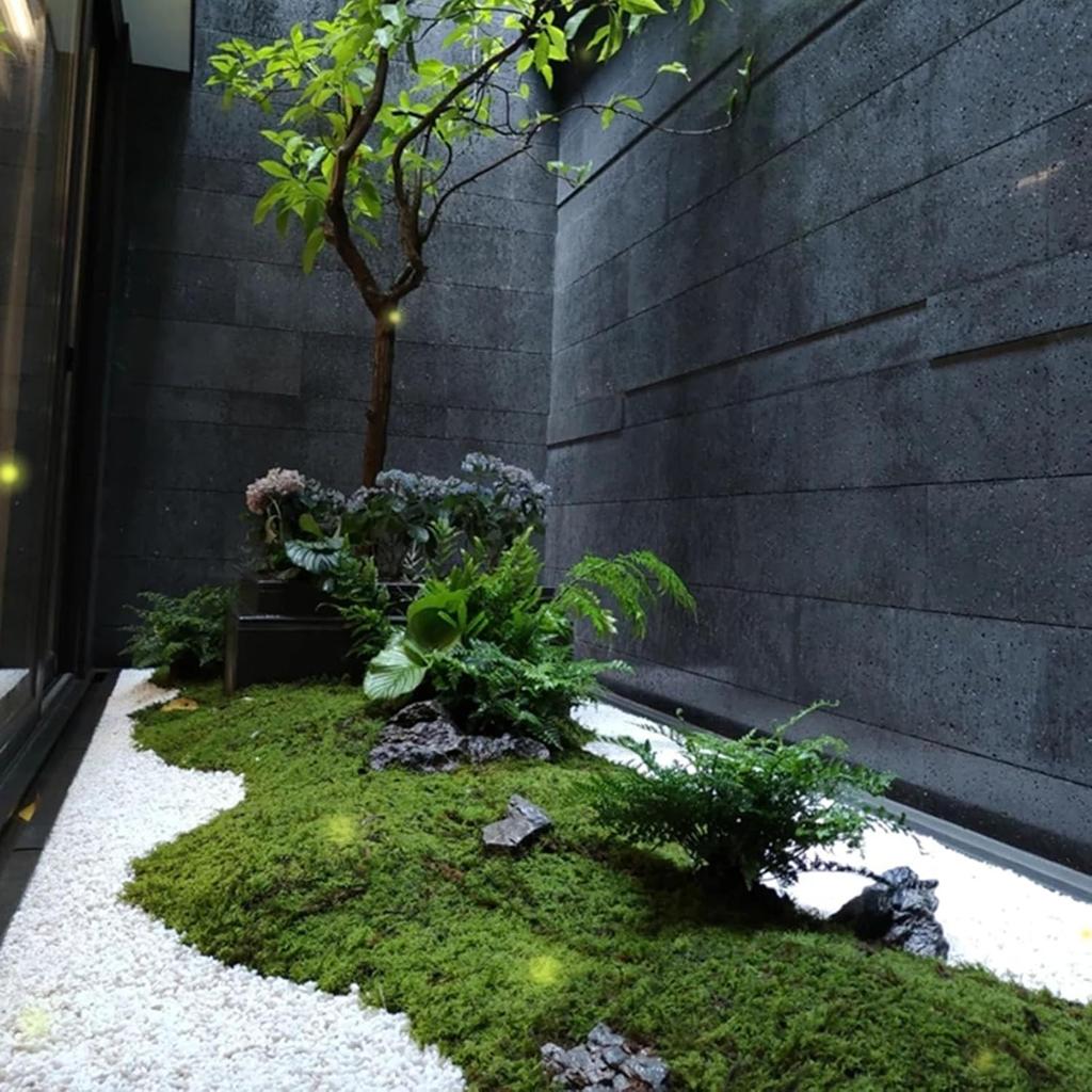 Artificial Moss Mat Fake Grass Rug DIY Synthetic Turf Landscape Artificial Grass Mats Lawn Carpet for Garden Patio Balcony DIY