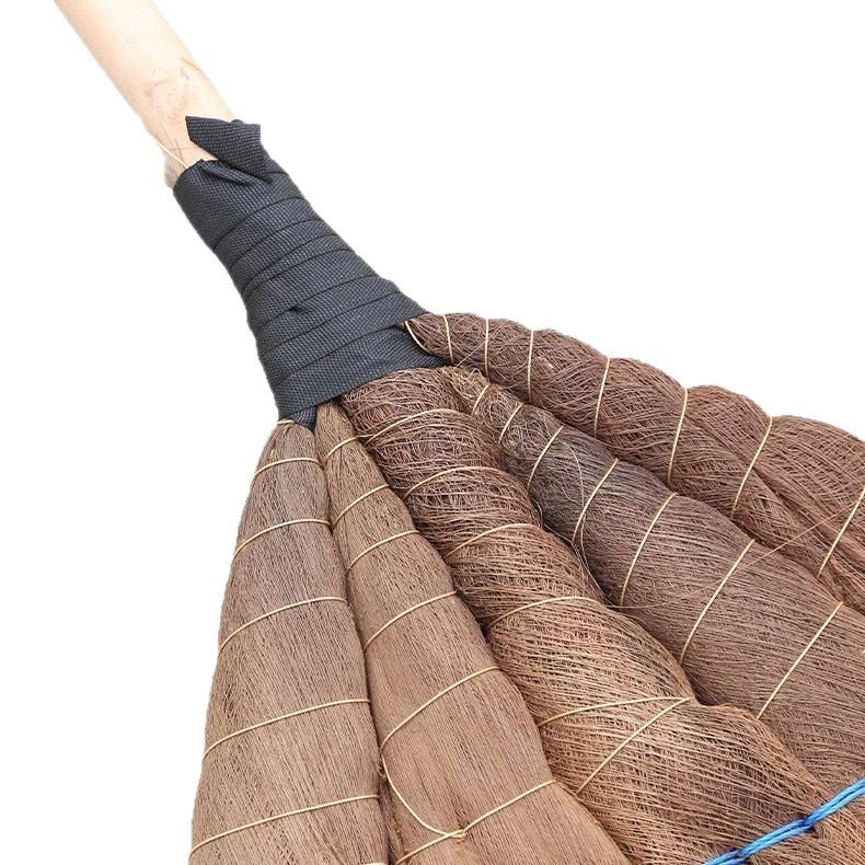 Large Bamboo Broom for Outdoor Use - Perfect for Courtyards, Roads, and Workshops