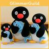 A Pingu Holds Fish Plush Doll Cute Cartoon Girl Children Birthday Holiday Gift