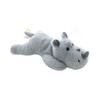 Plush Pendant Wrist Guard Rhino Design Soft Velvet Ergonomic Wrist Support Fluffy Typing Pad Bag Charm