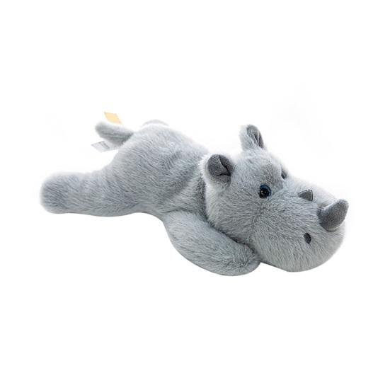 Plush Pendant Wrist Guard Rhino Design Soft Velvet Ergonomic Wrist Support Fluffy Typing Pad Bag Charm
