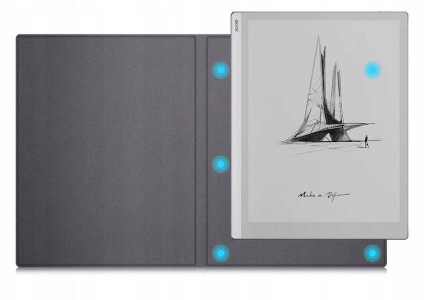 Najlżejsze magnetyczne etui futerał case do onyx boox go 10.3" - granatowe