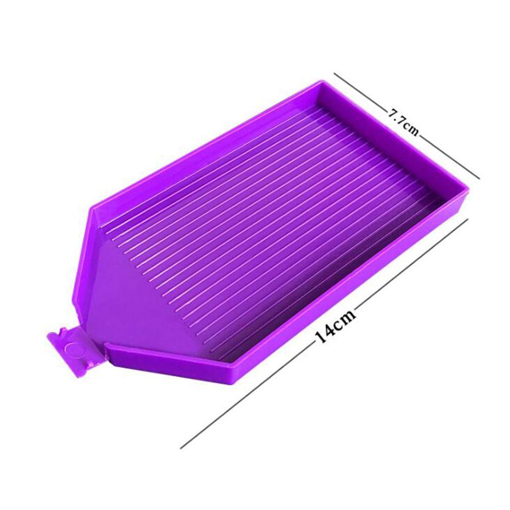 Аксессуары для вышивки, большая емкость, может открыть лоток для инструментов для алмазной живописи, пластина для дрели, пластиковая пластина