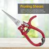 Multi Functional Garden Scissors Manual with Safety Buckle Stainless Steel Spring Gardening Pruning Shear Branch Plant Cutter