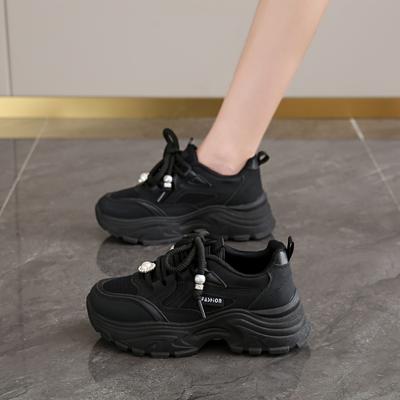 CRLAYDK Дизайнерские массивные кроссовки для женщин Платформа Белая сетка Кроссовки папы Удобная танкетка для ходьбы Спортивные Повседневные Теннисные для леди