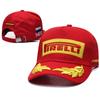 Кепка с вышивкой Ferrari F1 Racing Fleet, Бейсболка, Кепка для активного отдыха, Велосипедная кепка Для Ferrari F430 Stradale 458 488 599 612 FF F12