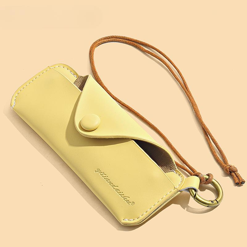 Trendy Glasses Bag Portable Fashionable Glasses Case Cute Sunglasses Protective Cover Women's Glasses Clip Men's Glasses Bag