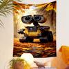 WALL E Robot Autumn Leaves Pixar Kids Room Decorative Wall Tapestry for Bohemian Home Wall