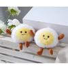 Waffle Egg Plush Toy Keychain Cartoon Pendant Bag Decorations Toy Kids Gift