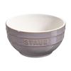 Керамическая круглая миска Staub 12 см (Античный серый)