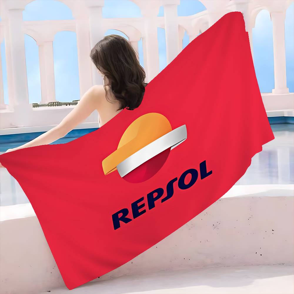 R-Repsols Microfiber Blanket Quick Drying Beach Towels Oversized Printing Super Absorbent Pool Towel Blanket