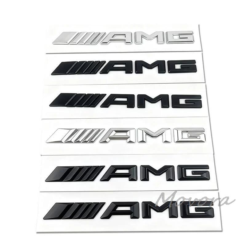 TGM3   3D Металлическая эмблема AMG Наклейка-значок на задний багажник автомобиля Для Mercedes Benz W204 W205 W203 W211 W212 W213 W201 W210 W124 W126 W140