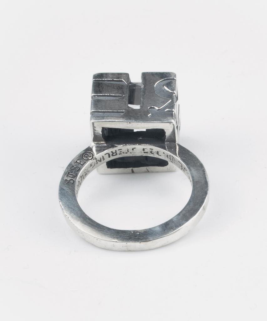 Sheen666 Bonus Series Square Silver Ring (Type B)
