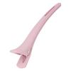12Pcs Styling Hair Clips Slip Free Pink Duck Bill Clips for Flat Ironing Coloring Blow Drying