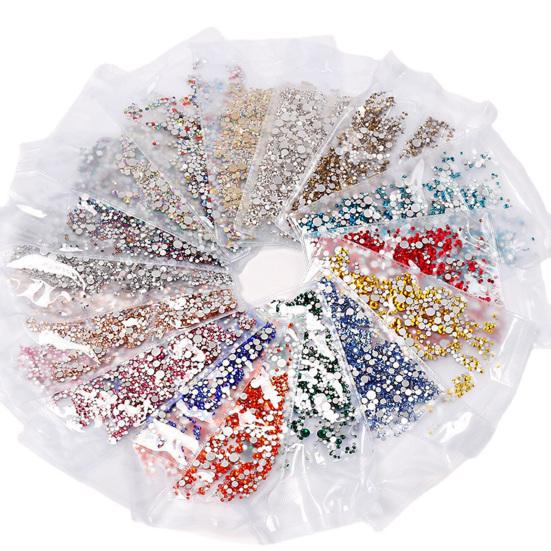 Yousheng 1440 шт./пакет Украшение для ногтей Изысканные DIY Легкие Стразы с плоским дном Украшения для ногтей для женщин