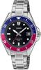 Standard Analog Watch Boys Girls Blue X Red Bezel Metal Band Overseas Model [Casio] MDV-10D-1A3V Women's [Item]