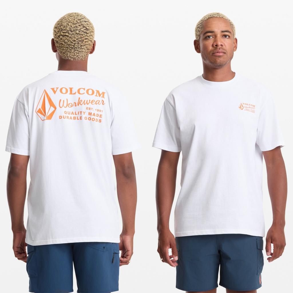 Workwear Volcom Skateboarding Extreme Sports Brand Tshirt Cotton Graphic Tee Unisex Unisex Summer Streetwear