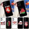 Бесплатный флаг Беларуси для чехла Realme C55 C67 C61 C75 C53 C51 C21Y C25S GT 6 6T 5 GT7 Pro 10 11 12 13 14 Pro Plus