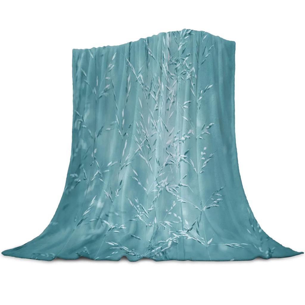 Бирюзово-голубые флисовые пледы из фланели, роскошный бирюзовый плед для гостиной, спальни, дивана, теплые мягкие одеяла для кровати