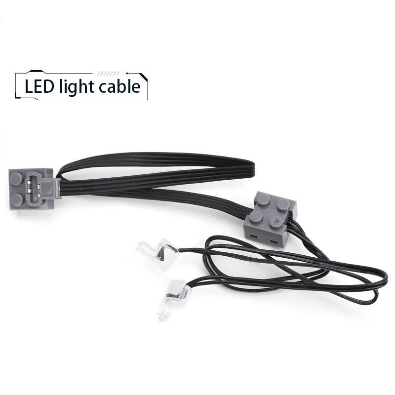 Remote Control Electric Motor Car Set Battery Box/ Switch /Led Light/ Power Function Moc Building Blocks Motor Toys For Kids