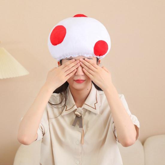 Грибная шляпа для мужчин, женщин, детей, головной убор, уникальный мягкий головной убор, аксессуар для костюма, реквизит для костюмированной вечеринки