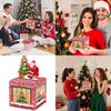 Праздничная красная домик Санты копилка с подарочной коробкой для рождественских вечеринок