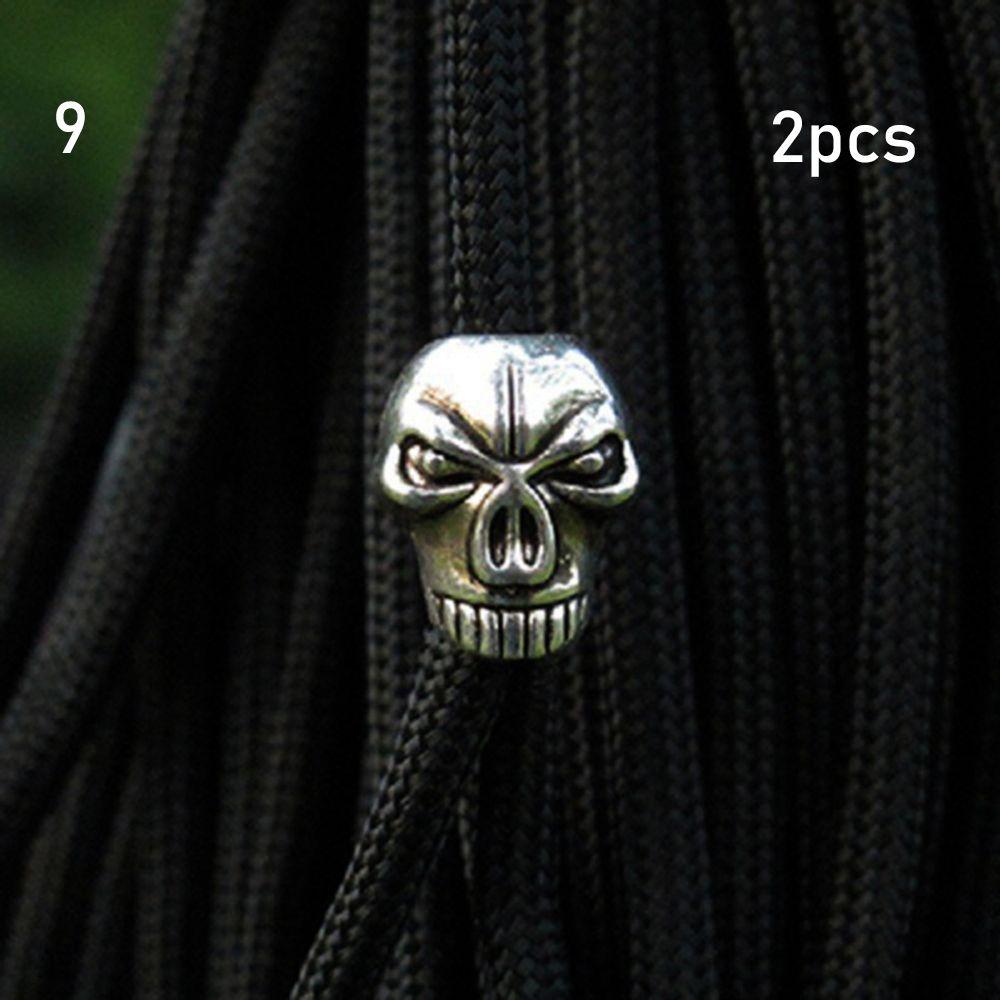 Пряжка Металлические подвески Череп Паракорд Браслет Аксессуары Бусины Паракорд Нож Ремешки Украшения