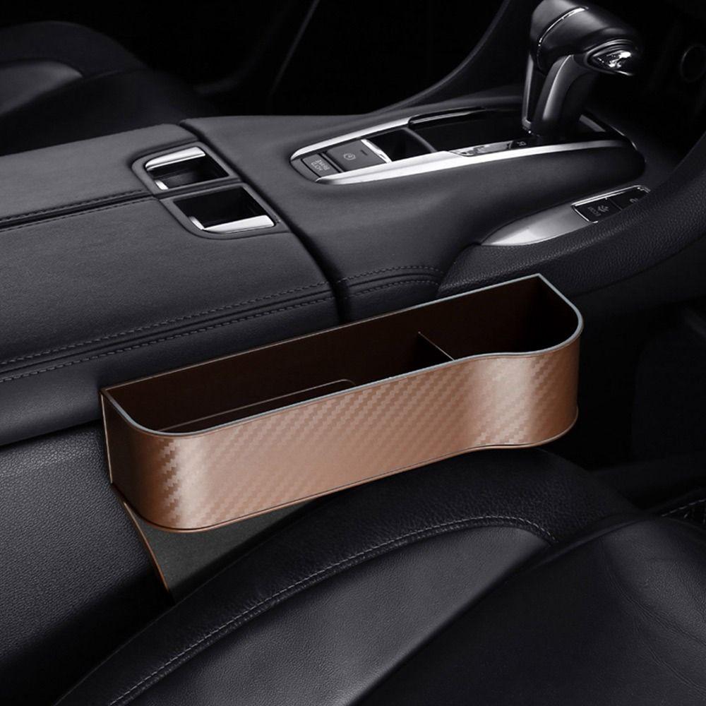 Pocket Car Storage Box Seat Gap Slit Car Built-in Shelf Universal Car Seat Organizer Car