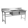 FU CHENG HANG Коммерческая рабочая станция с двойной мойкой из нержавеющей стали 304