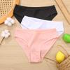 3PCS/Set Cotton Panties Women Briefs Jacquard Design Women Panties Sexy Female Underpants Solid Color Intimate Pantys S-XL