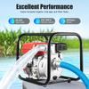 7.5HP Trash Water Transfer Pump - 212cc 4-Stroke Gas Powered Irrigation Pump 2" Port with  23ft Suction & Hose