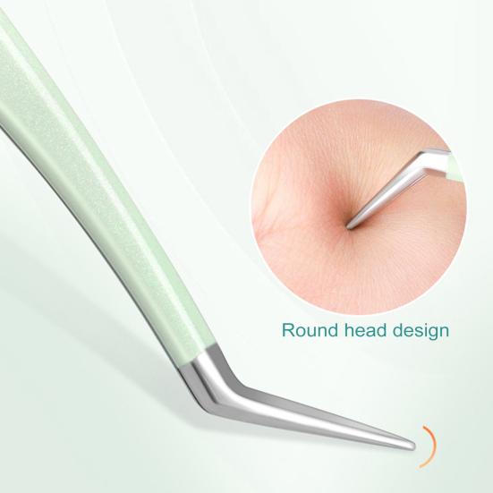 Eyelash Tweezers Stainless Steel 3D Accurate Clip Lash Extensions Supplies Tool Efficient Eyelashes Tweezers for Precise Application