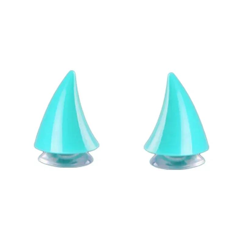 Крутые 2 шт. Большой размер Украшение мотоциклетного шлема Дьявольские рога Разноцветное украшение для мотоцикла велосипеда Наклейки на шлем Аксессуар