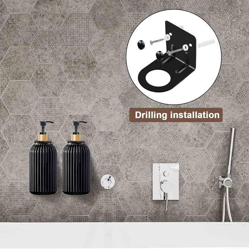 Заправляемый дозатор мыла для полосок, настенный дозатор мыла для отеля, набор для дезинфекции рук, держатель для шампуня, кондиционера для душа