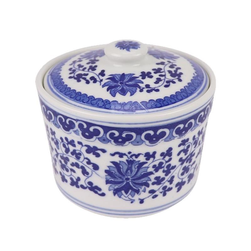 Китайская фарфоровая птичья клетка Керамическая двойная пароварка и паровая чаша