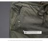 Men's Army Green Tactical Overalls - Spring/Autumn Fashion, Loose Cuffs, Outdoor Mountaineering, American Casual Pants