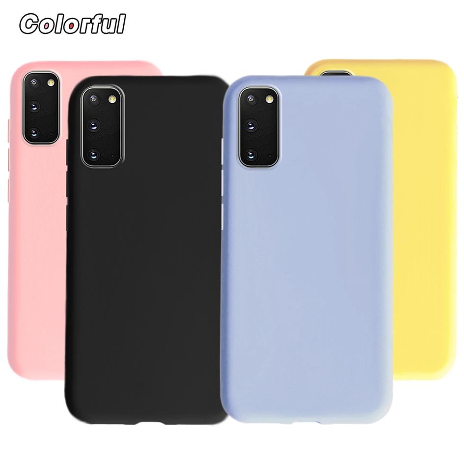 Для Samsung Galaxy S20 2020 Чехол Роскошный Жидкий Силикон Мягкий Защитный Чехол-Оболочка Для Samsung S20 S 20 SM-G980F GalaxyS20 Capa
