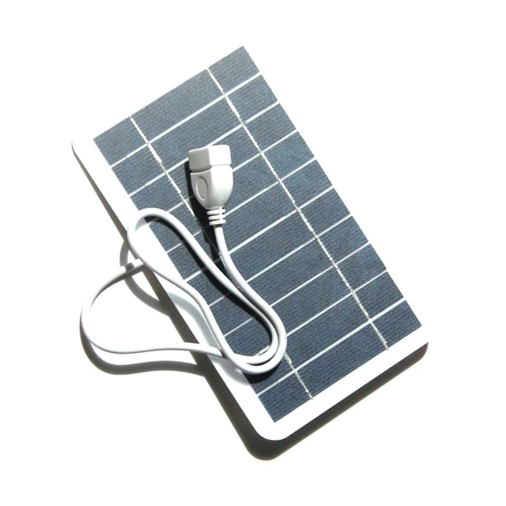 5 Вт 5 В небольшая солнечная панель с USB DIY монокристаллический кремниевый солнечный элемент водонепроницаемый кемпинг портативная солнечная панель