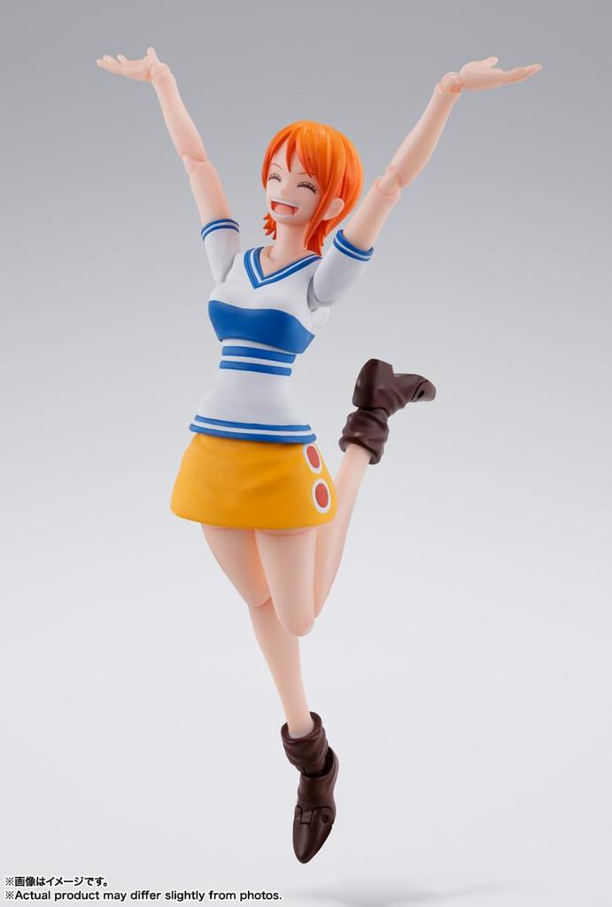TAMASHII NATIONS ONE PIECE Нами размером около 140 мм окрашенная подвижная фигурка SHFiguarts -Dawn Adventure- ABS&PVC