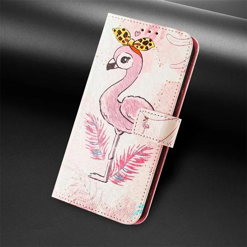Чехол Pixel 9 для Google Pixel 9 Pro XL Флип Funda Google Pixel 8a 7a 6a 8 Pro 5a 4a 5G Кожаный Кошелек с Рисунком Чехол для Телефона