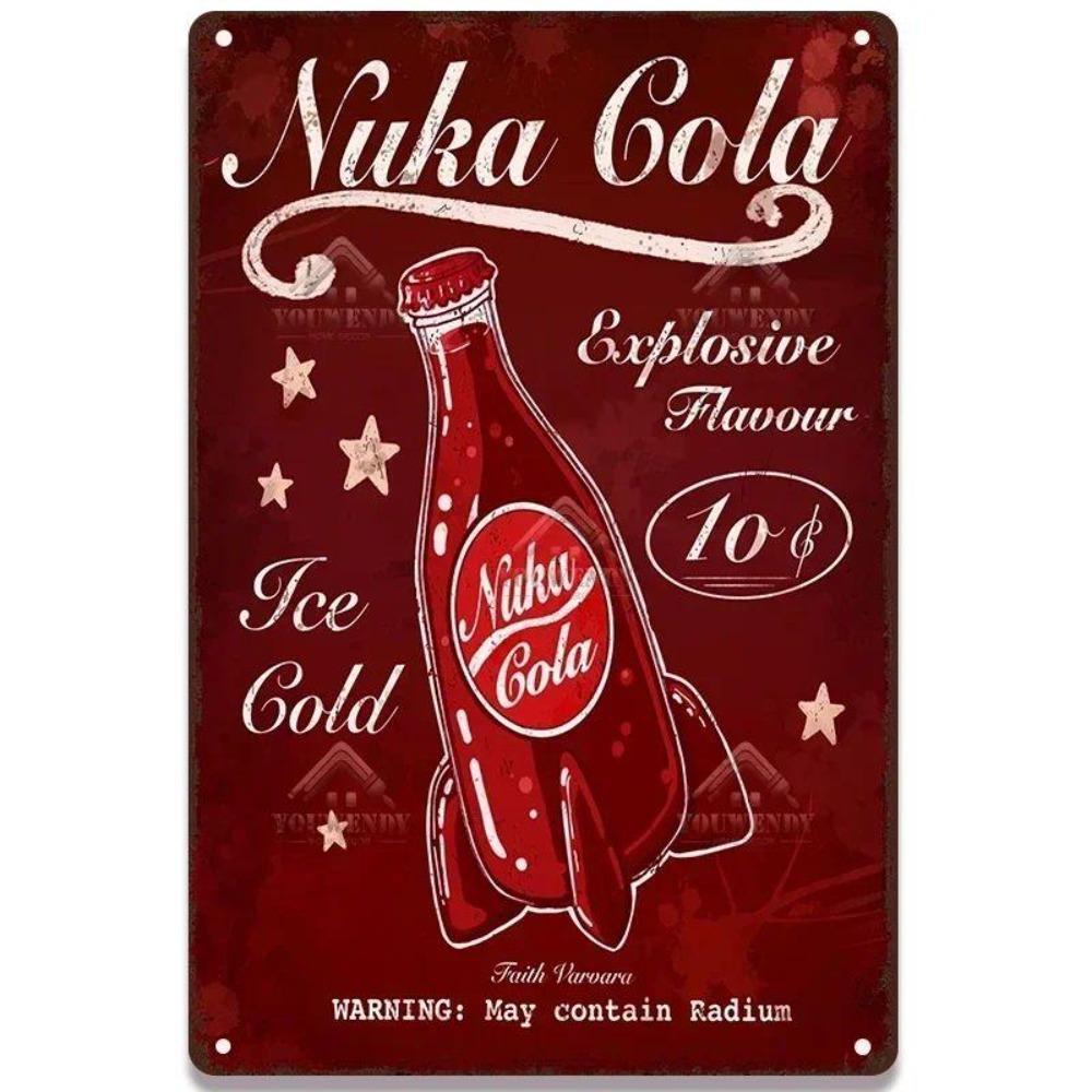 Металлическая жестяная табличка Coca-Cola Бар Декор стены 30x20см Ретро Винтажный Кафе Постер