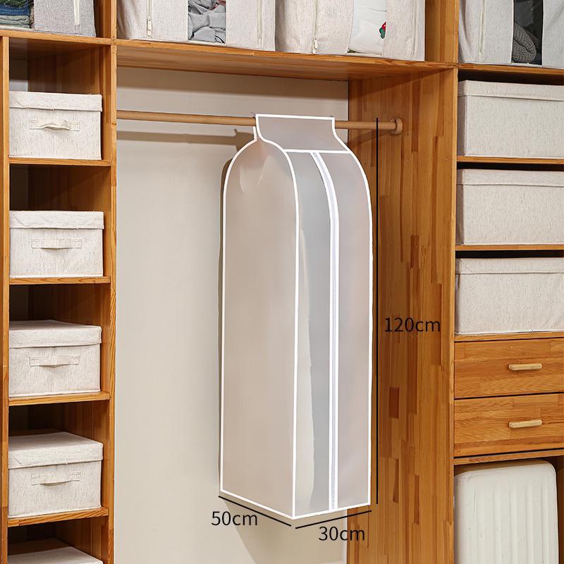 Transparent Washable Wardrobe Hanging Garment Dust Cover - Dustproof & Moisture-Proof Suit Bag