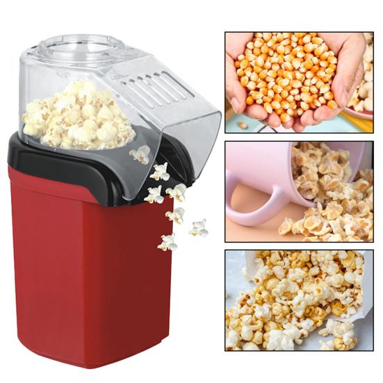 Электрическая машина для попкорна, высокая скорость приготовления, мощная 1200 Вт, вилка стандарта США, без BPA, пищевая безопасная мини-машина для попкорна, кухонные принадлежности